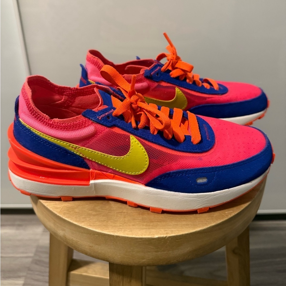 Nike Wmns Waffle One 'Racer Blue Hyper Pink - Picture 5 of 9